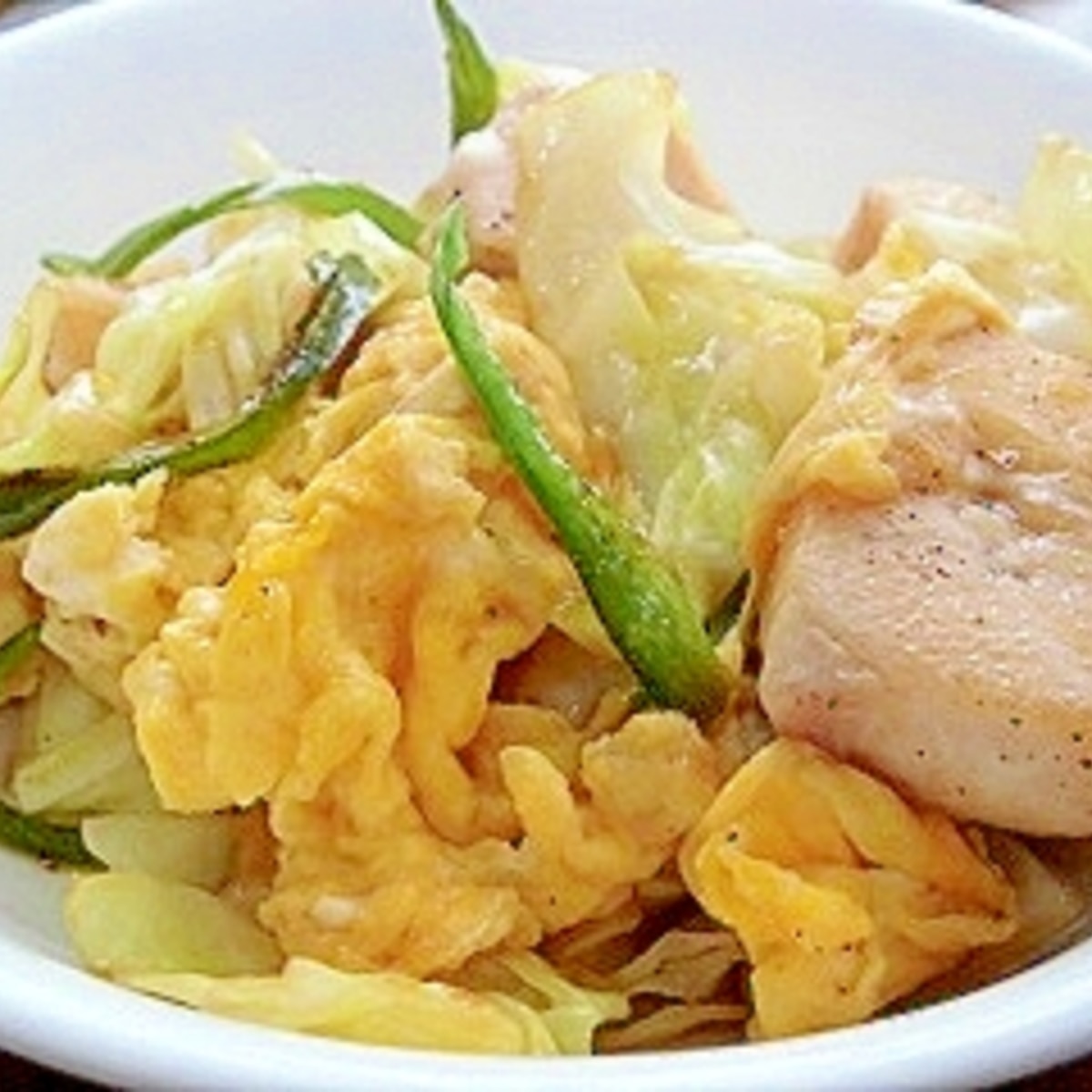 鶏肉とキャベツの卵炒め レシピ 作り方 By Makura S 楽天レシピ 鶏肉とキャベツの卵炒め レシピ 作り方 By Makura S 楽天レシピ